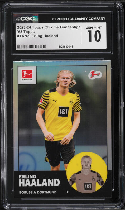 2020 Topps Now Bundesliga Erling Haaland #44 PSA 10 GEM MINT on