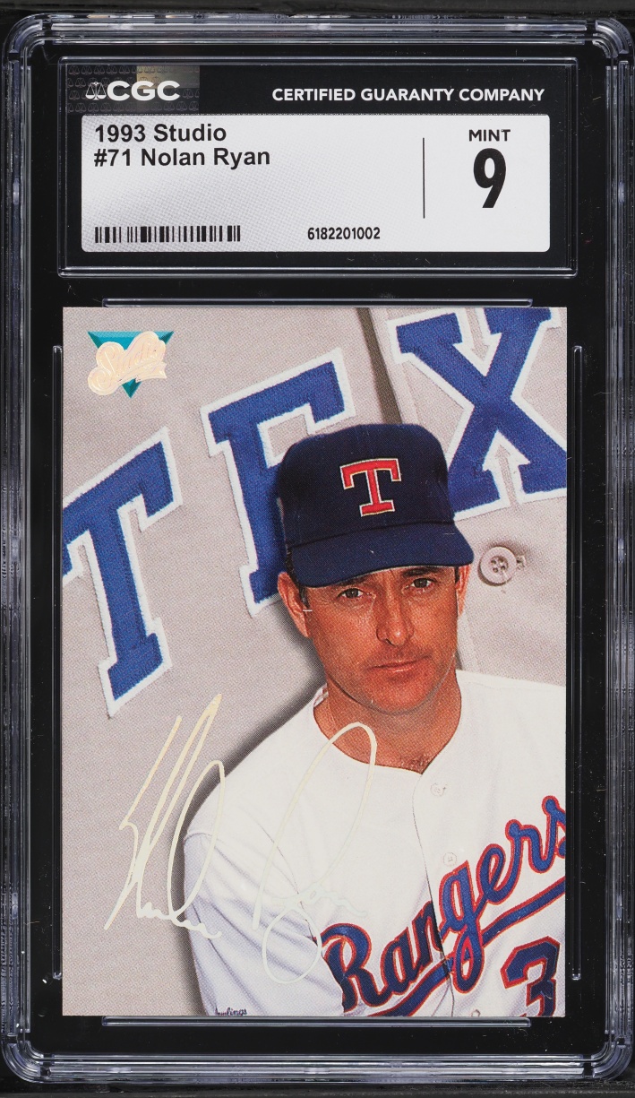 1993 Studio Nolan Ryan #71 CGC 9 MINT