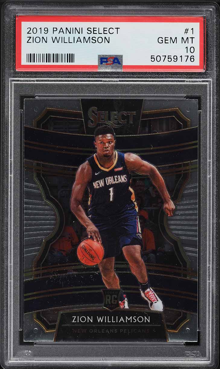 2019 Panini Mosaic Pink Camo Zion Williamson ROOKIE #209 PSA 10
