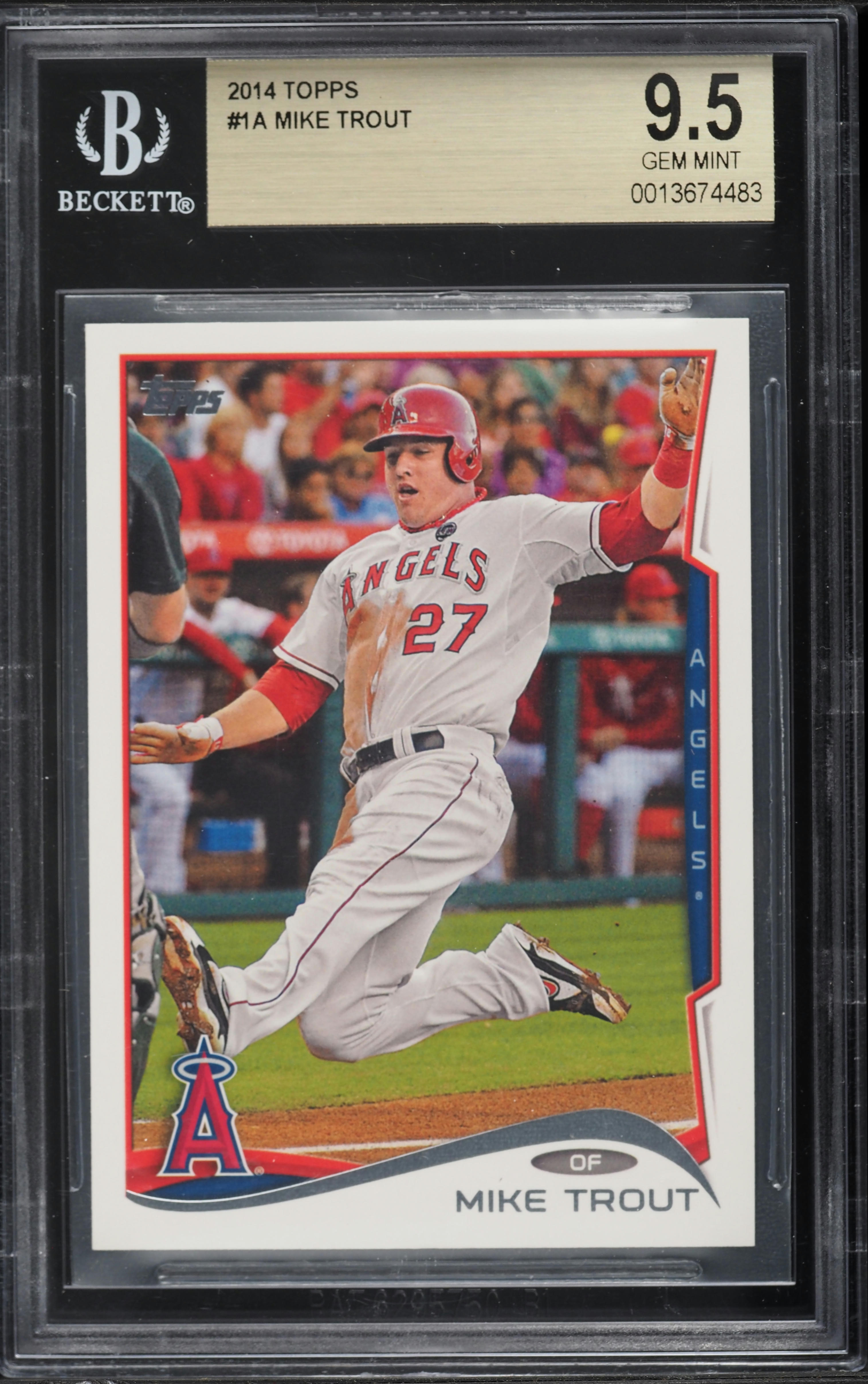 2014 Topps SSP マイク・トラウト GATORADE イメージ 【公式通販】