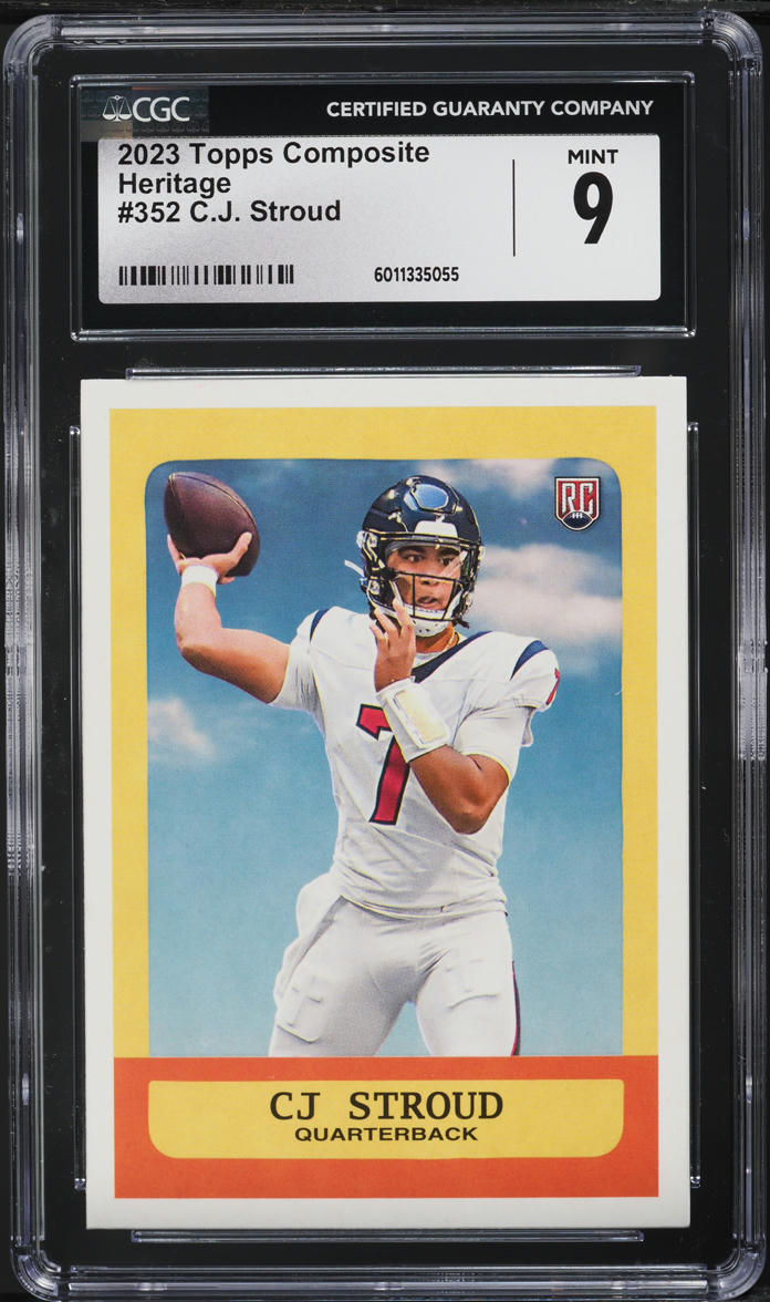 2023 Topps Composite Heritage C.J. Stroud ROOKIE #352 CGC 9 MINT