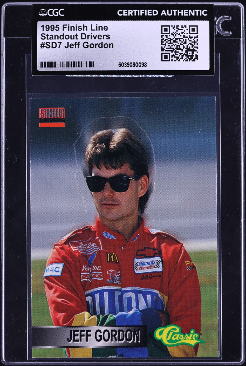 1995 Finish Line Standout Drivers Jeff Gordon #SD7 CGC AUTH on Fanatics ...