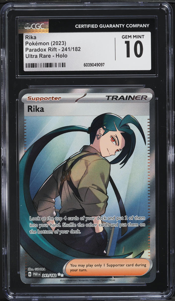 2023 Pokemon SV Paradox Rift Rika #241 CGC 10 GEM MINT on Fanatics Collect