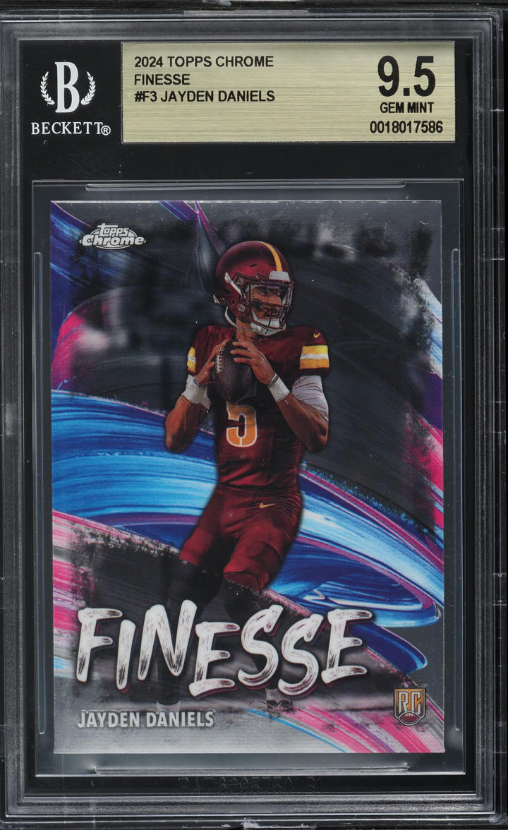 2024 Topps Chrome Finesse Jayden Daniels ROOKIE #F-3 BGS 9.5 GEM MINT