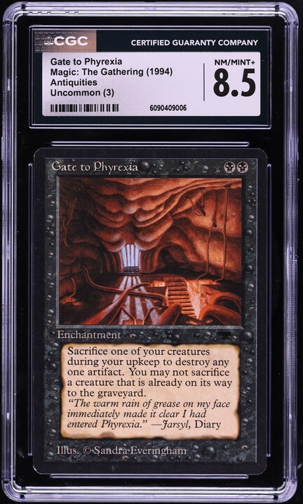 1994 Magic The Gathering MTG Revised Edition Bayou CGC 8.5 NM-MT+