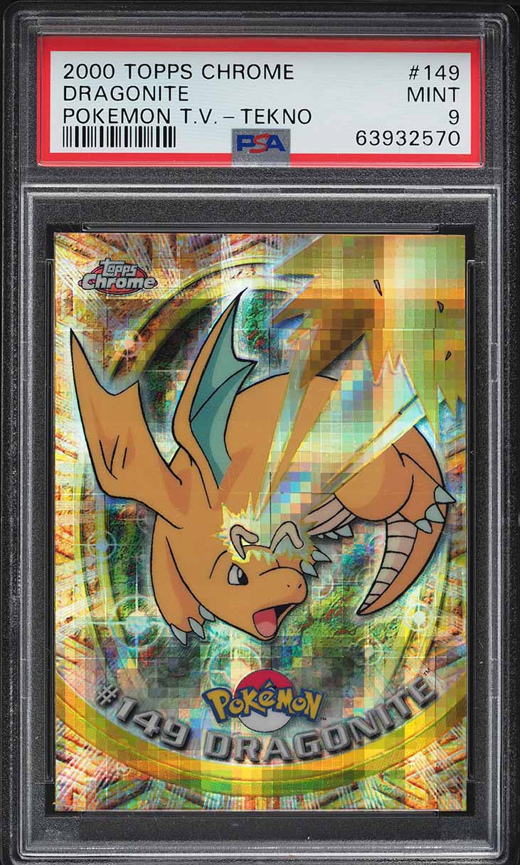2000 Topps Chrome Pokemon Series 1 Tekno Charizard #6 CGC 10