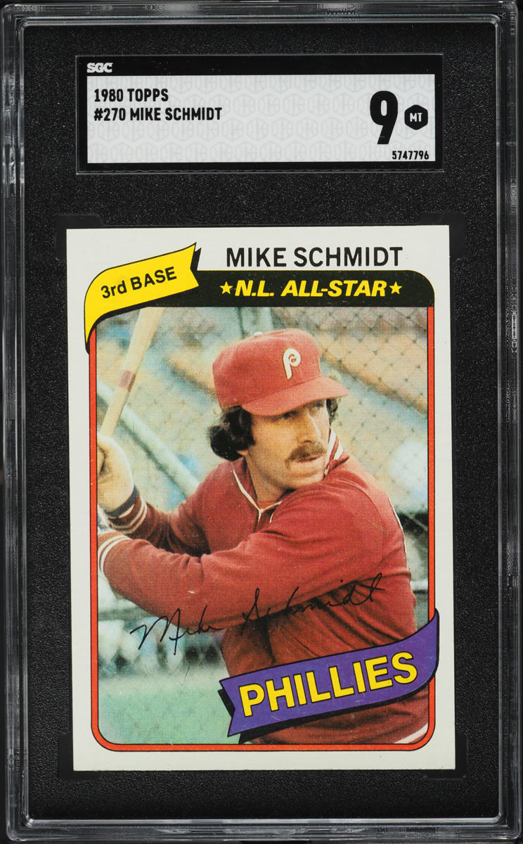1980 Topps Mike Schmidt ALL-STAR #270 SGC 9 MINT