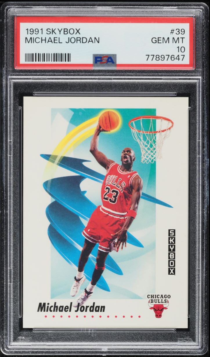 1991 Skybox Basketball Michael Jordan #39 PSA 10 GEM MINT
