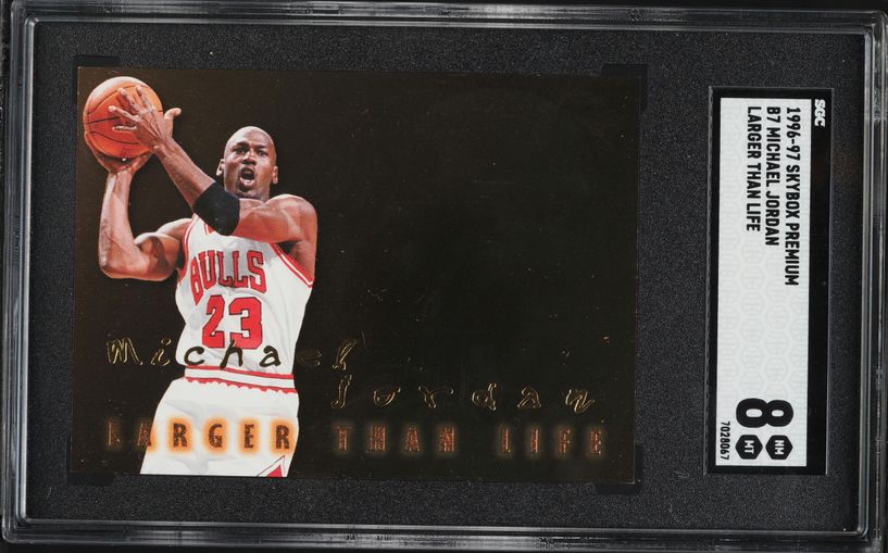 1996 Metal Metalized Michael Jordan #128 PSA 9 MINT on Fanatics