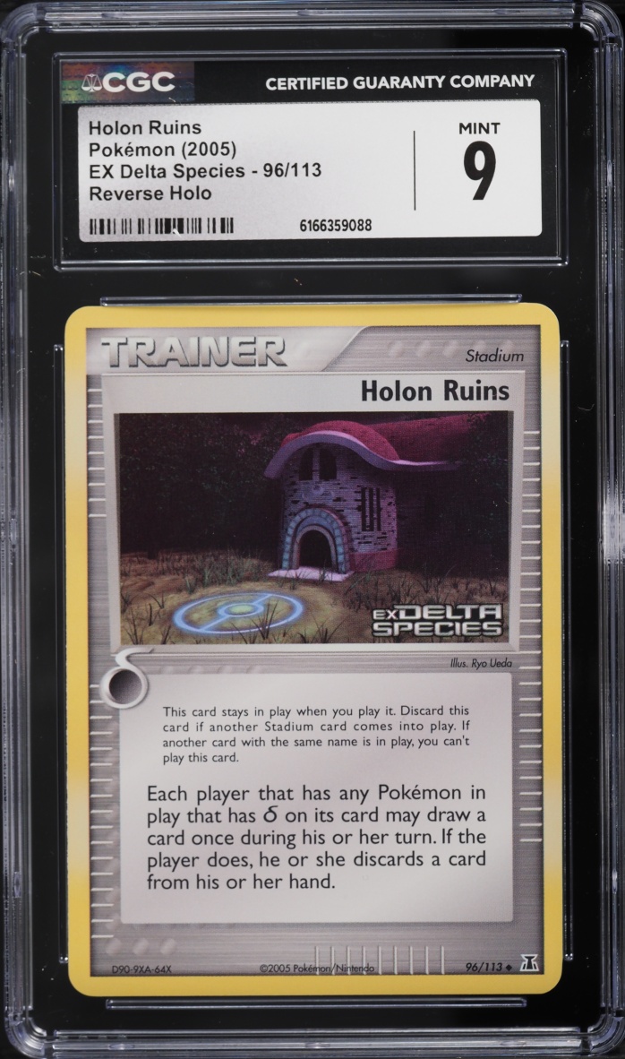 2005 Pokemon Ex Delta Species Reverse Holo Holon Ruins #96 CGC 9 MINT