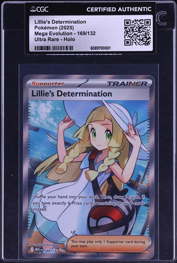 2025 Pokemon Mega Evolution Full Art Lillie's Determination #169