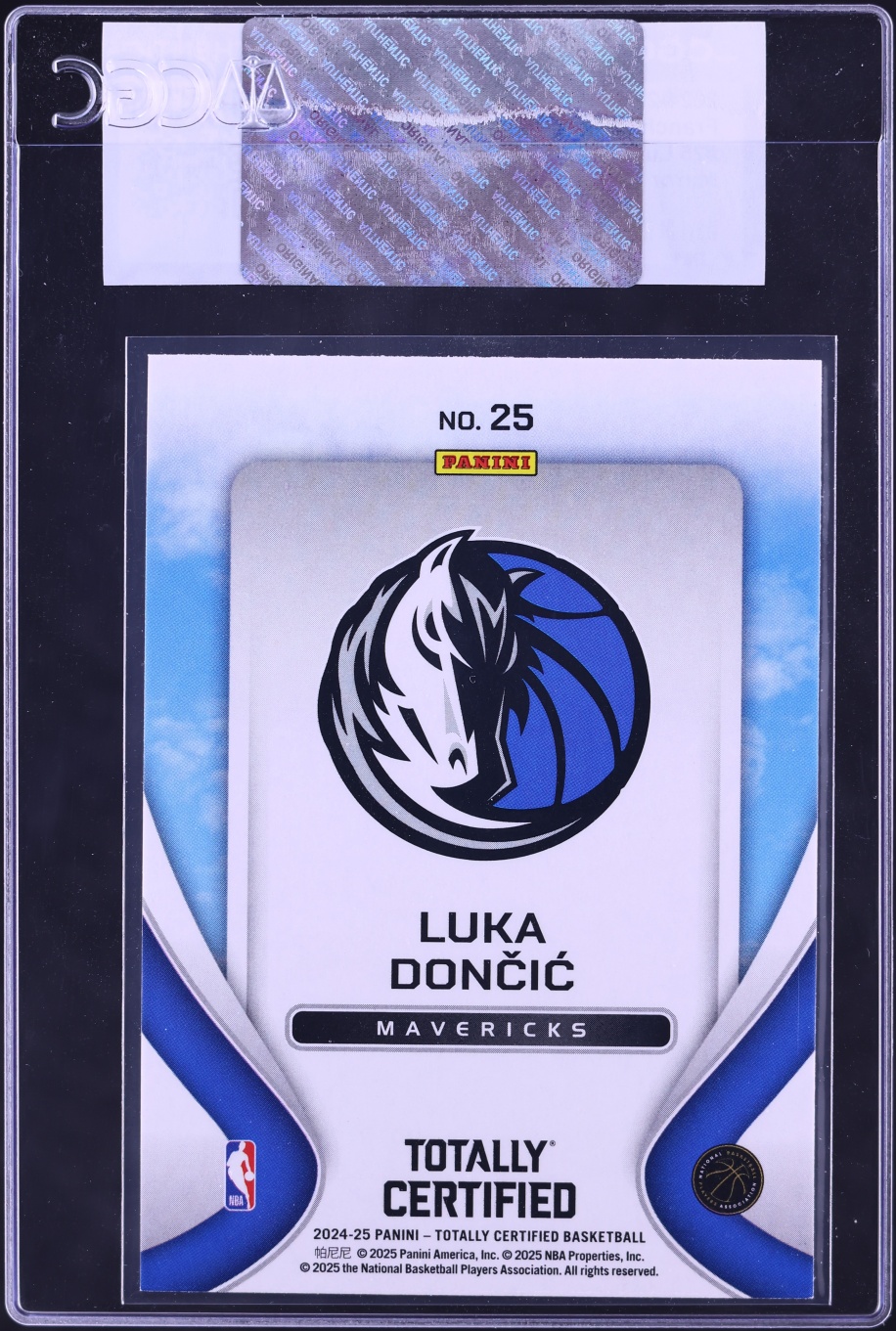 2024 Totally Certified Franchise Foundations Mirror Luka Doncic #25 CGC AUTH
