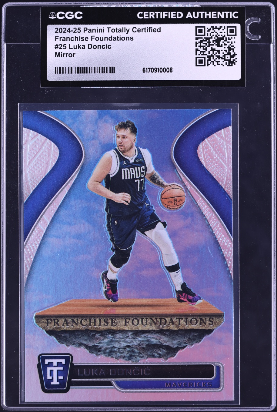 2024 Totally Certified Franchise Foundations Mirror Luka Doncic #25 CGC AUTH