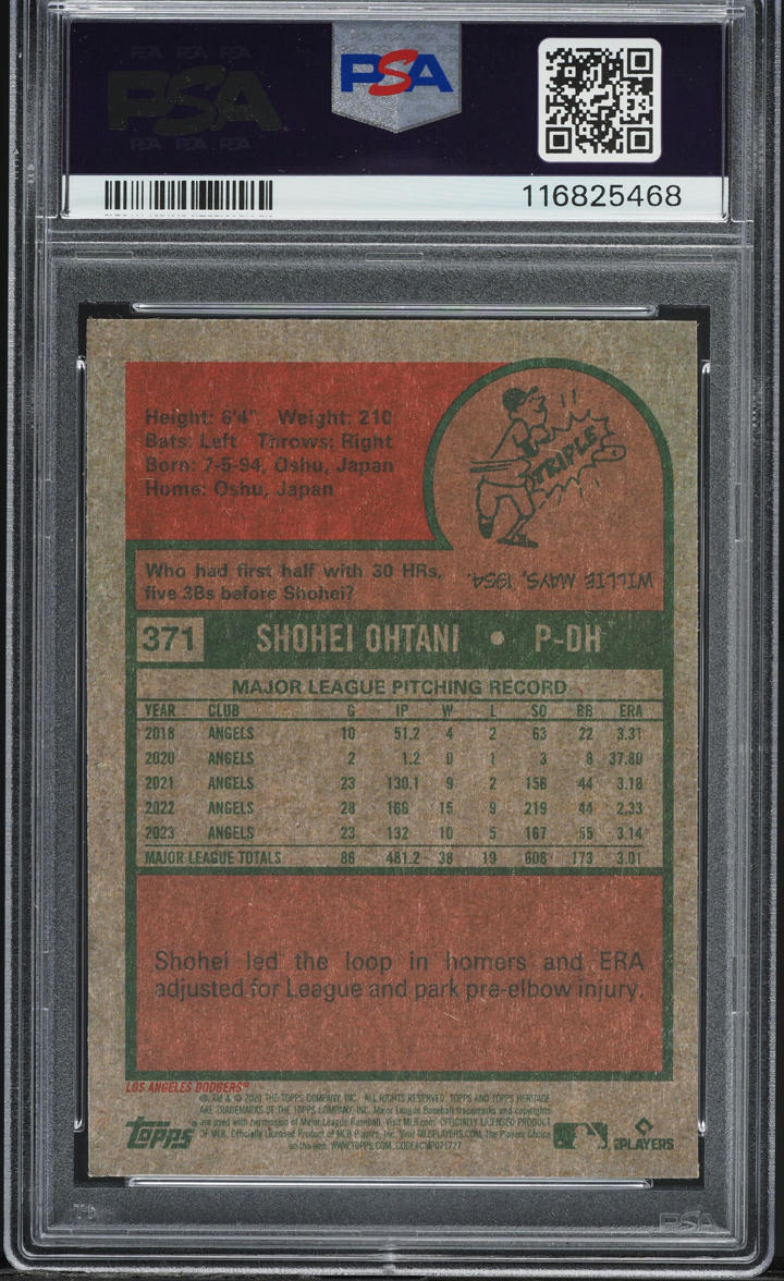 大谷翔平 Topps Pristine Borders 2022 TOPPS PRISTINE BORDERS & REFRACTOR SHOHEI OHTANI 3/5