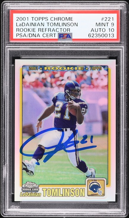 2001 Topps Chrome Refractor Petr Sykora #109 PSA 9 MINT on