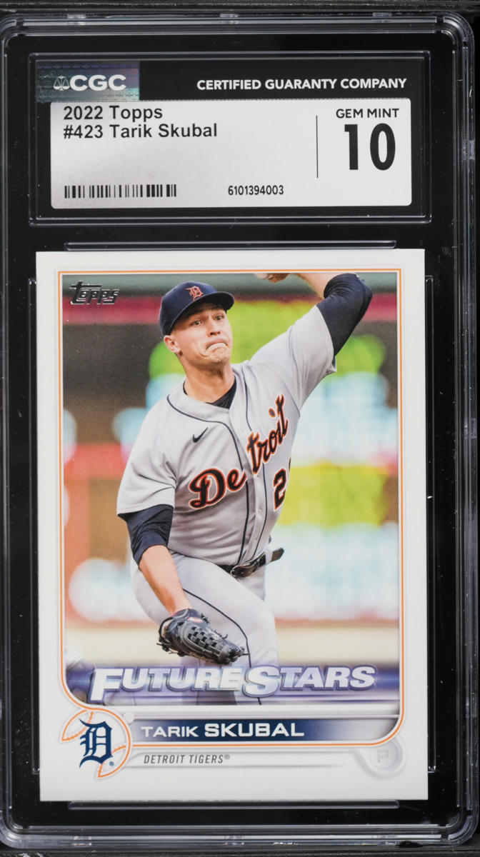 2022 Topps Tarik Skubal #423 CGC 10 GEM MINT