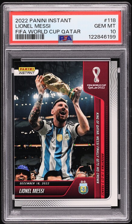 2018 Panini Mega Cracks Cristiano Ronaldo #372 PSA 9 MINT on