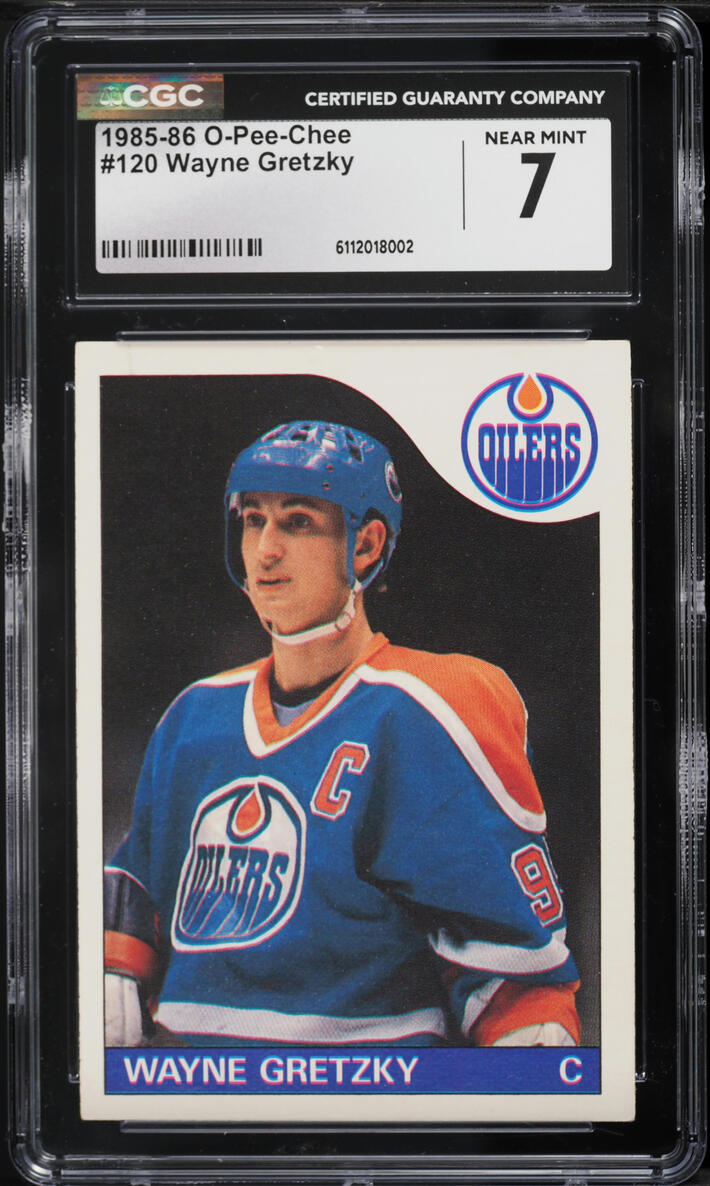 1985 O-Pee-Chee Hockey Wayne Gretzky #120 CGC 7 NRMT
