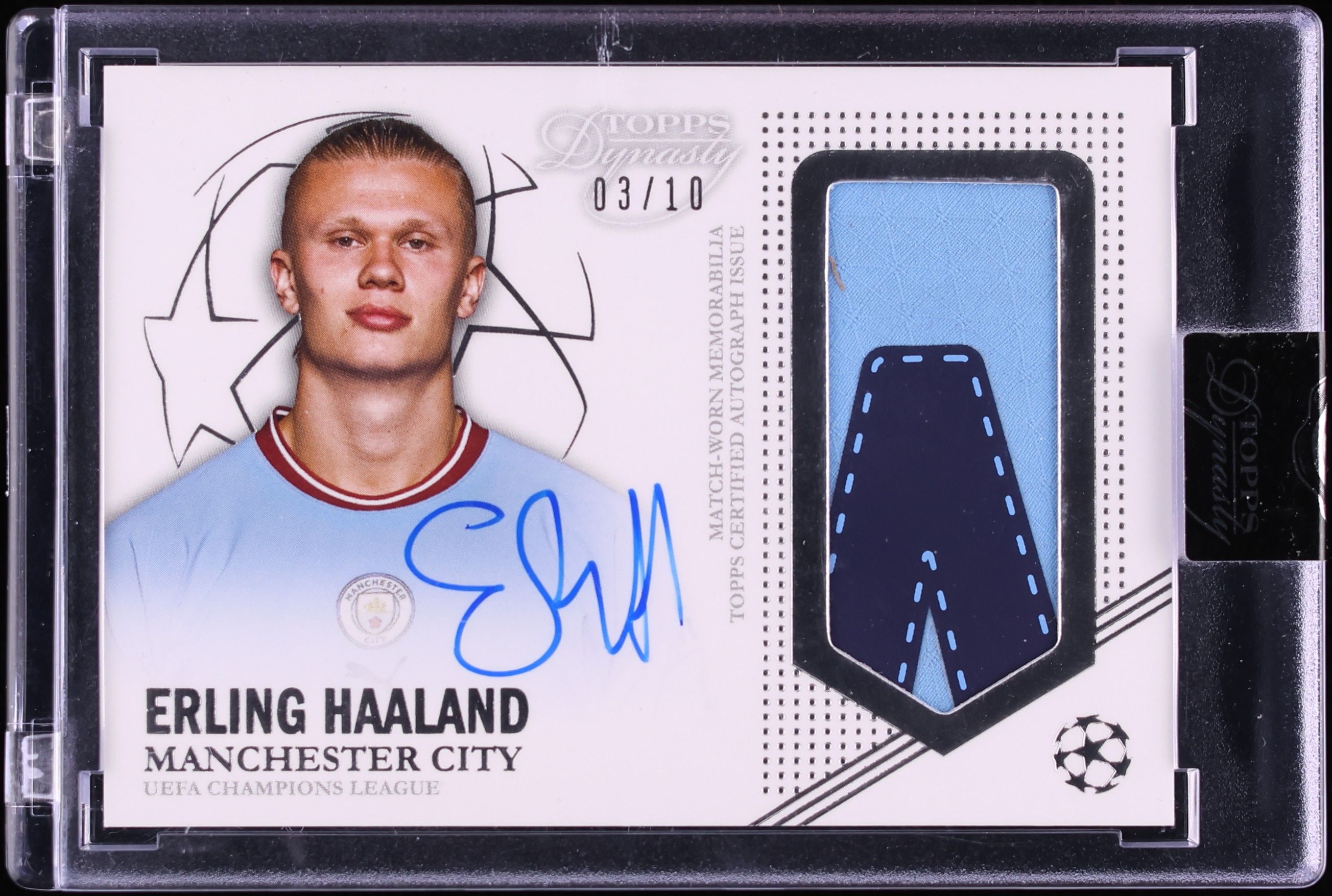 2022 Topps Dynasty UEFA Champions League Erling Haaland