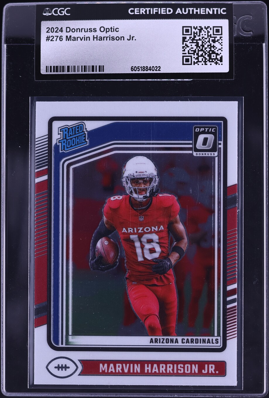 2024 Donruss Optic Marvin Harrison Jr. ROOKIE #276 CGC AUTH