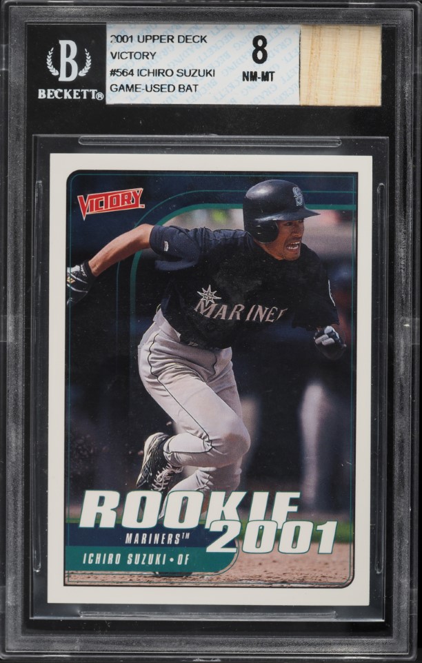 2001 Topps Chrome Traded Ichiro Suzuki ROOKIE #T266 PSA 10 GEM