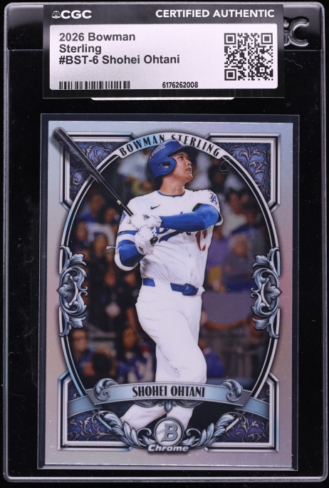 2026 Bowman Chrome Sterling Shohei Ohtani #BST-6 CGC AUTH