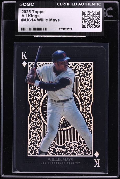 2025 Topps All Kings Willie Mays #AK-14 CGC AUTH