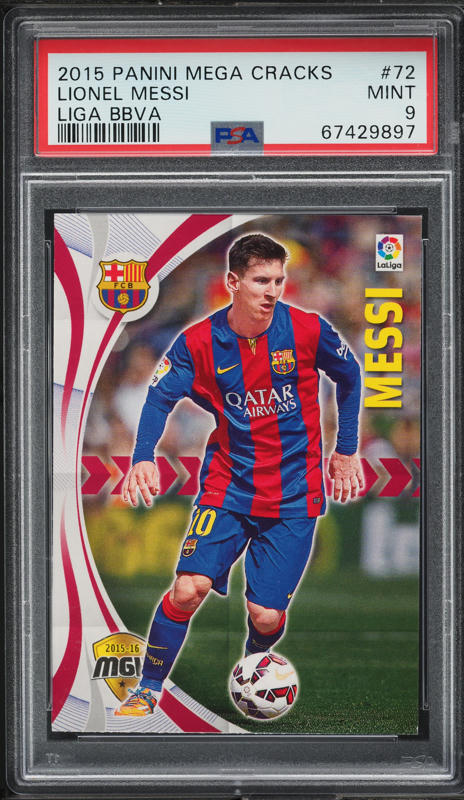 2015 Select Stars Memorabilia Gold Lionel Messi PATCH /10 #ST-LM