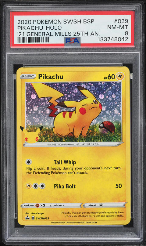 2005 Pokemon Japanese EX Gift Box Holo Pikachu Gold Star #1 PSA 10