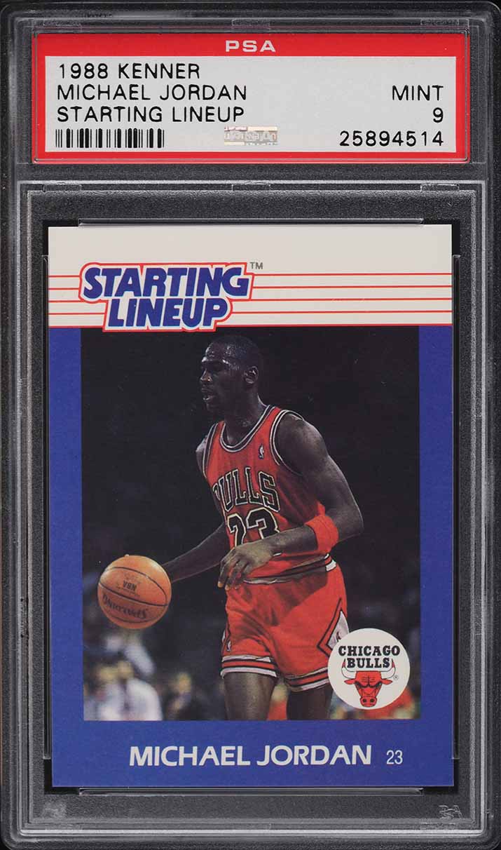 1988 Kenner Starting Lineup Michael Jordan CSG 7 NRMT on Fanatics