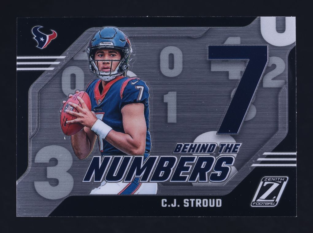 2023 Panini Zenith Behind The Numbers C.J. Stroud ROOKIE #5 MBA AUTH