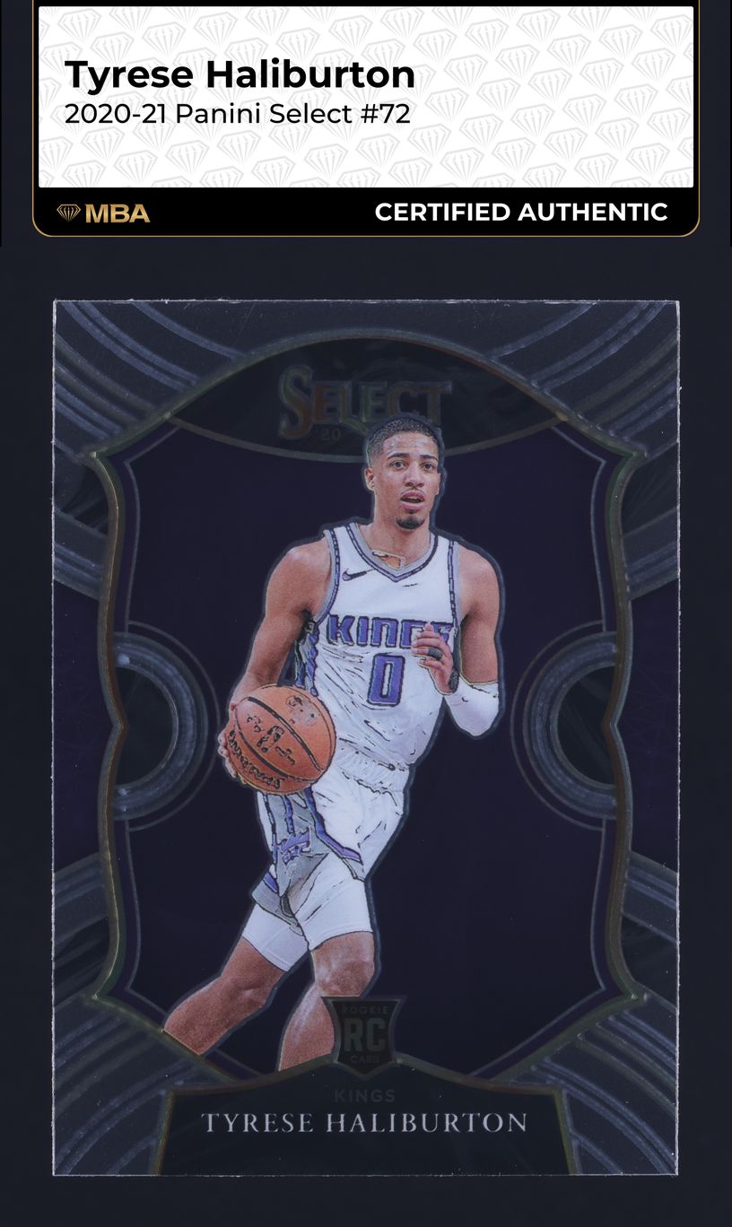2020 Select Concourse Tyrese Haliburton ROOKIE 72 MBA AUTH on Fanatics