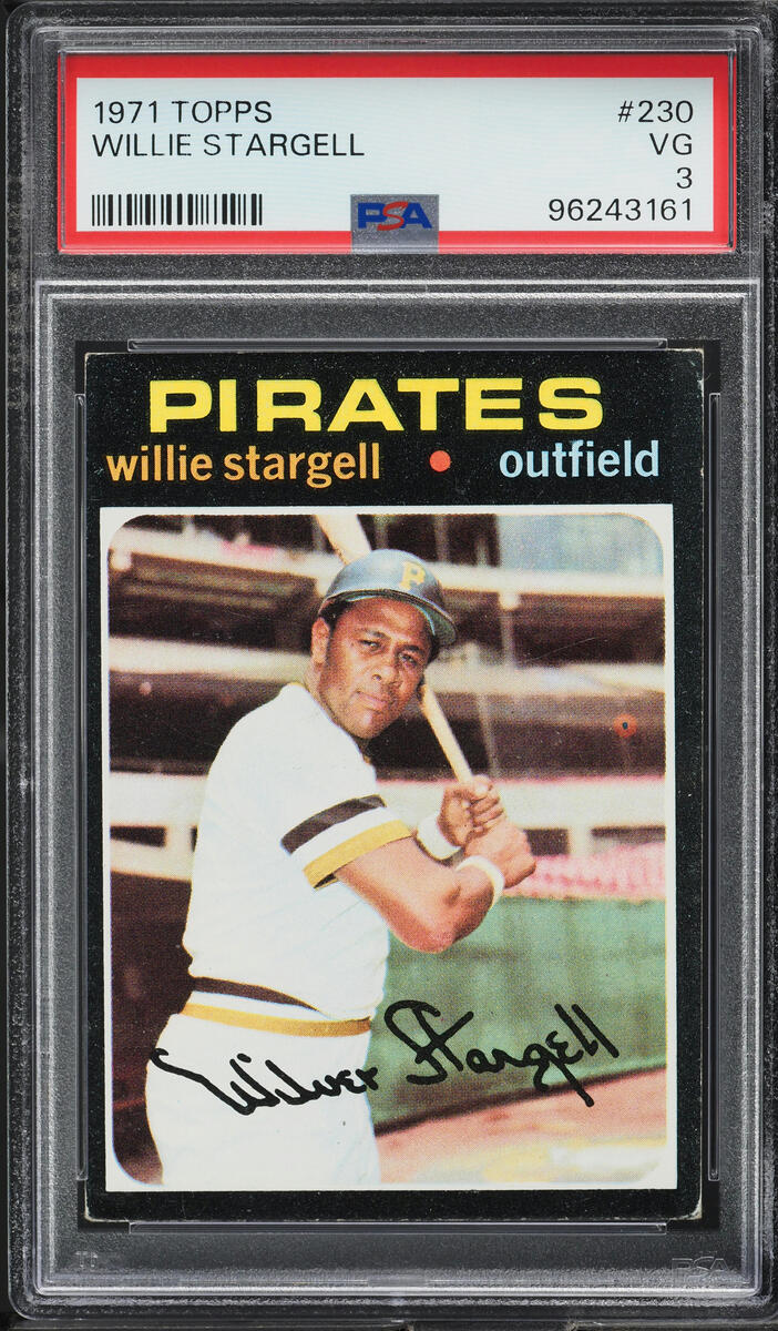 1971 Topps Willie Stargell #230 PSA 3 VG