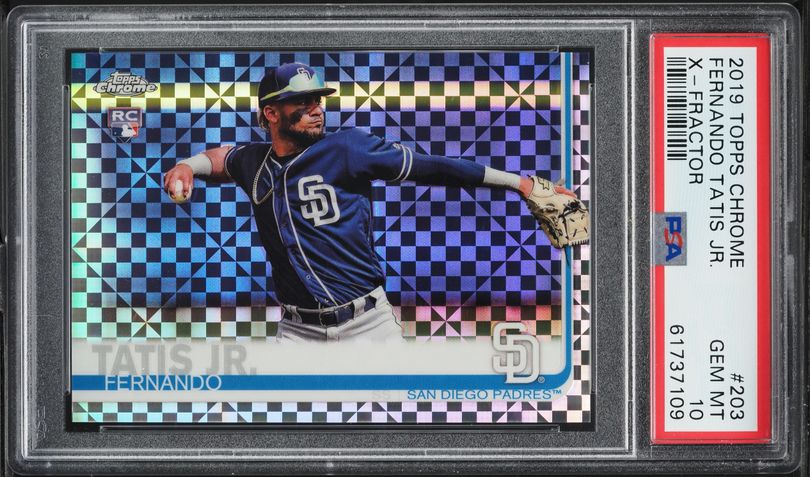 2019 Bowman Chrome Top 100 Atomic Ref Fernando Tatis Jr