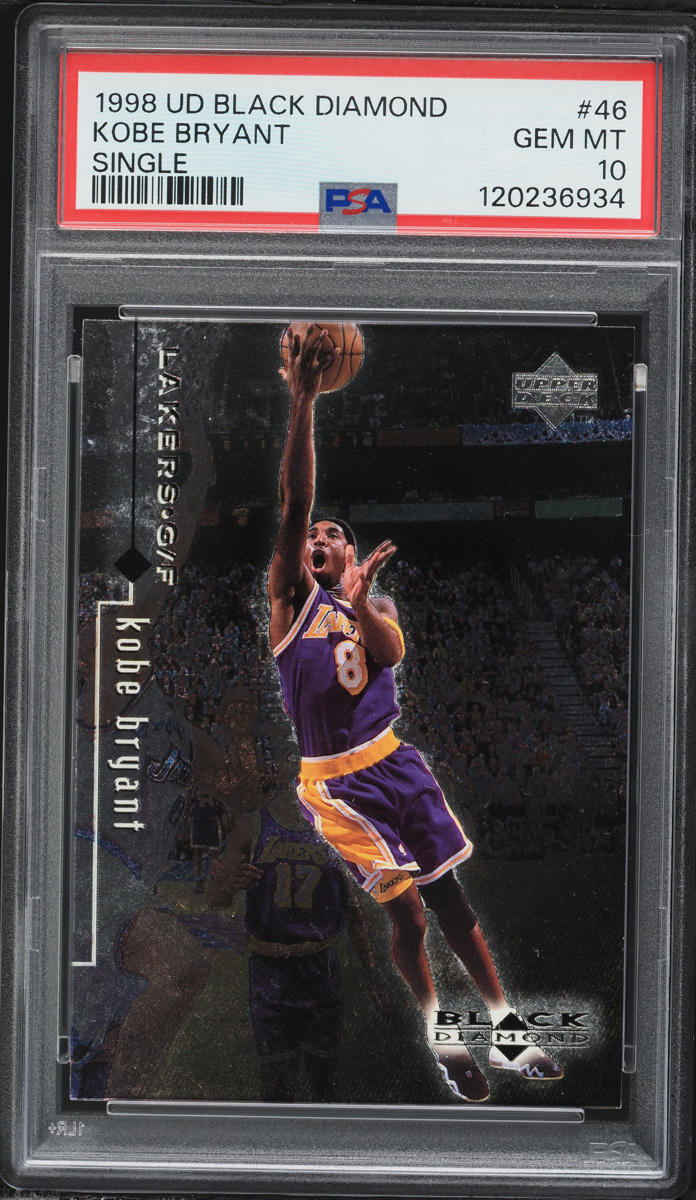 1998 Black Diamond Single Kobe Bryant #46 PSA 10 GEM MINT