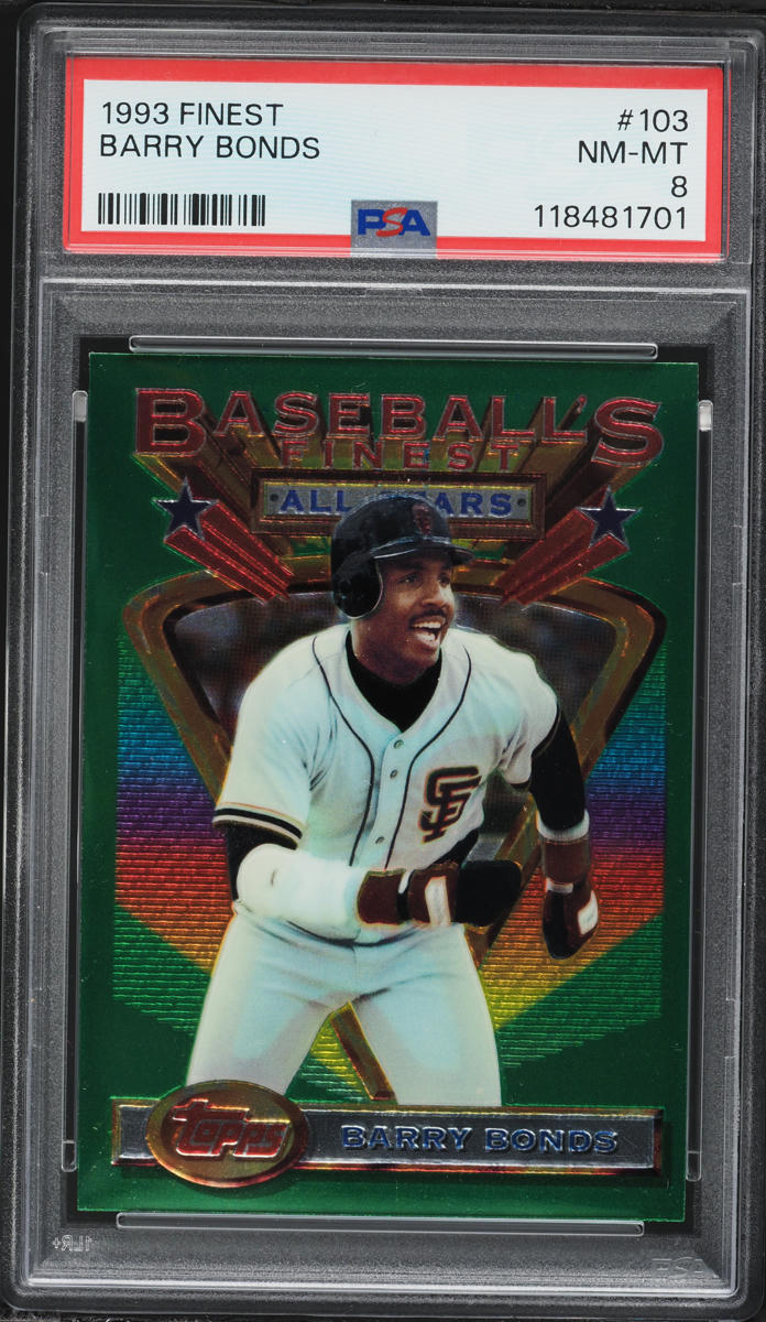 1993 Finest Barry Bonds #103 PSA 8 NM-MT