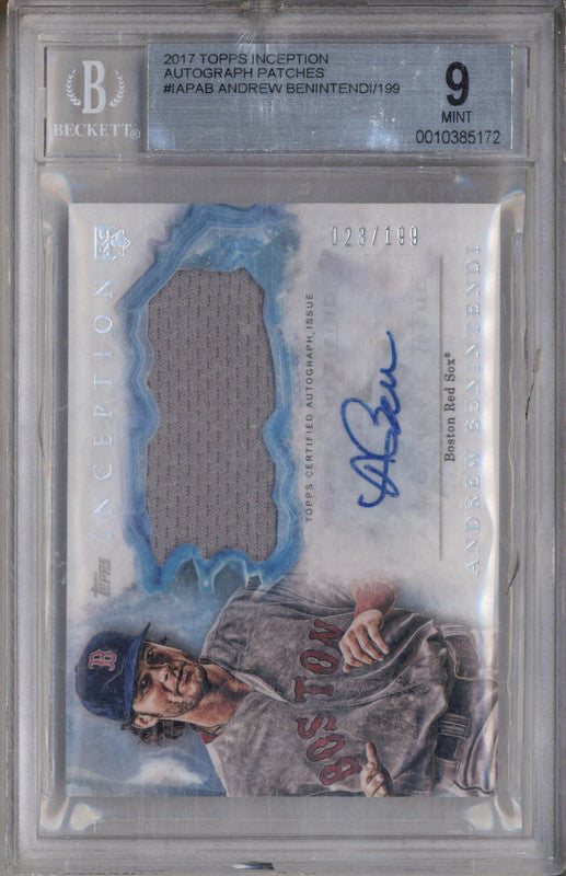 【1枚限定】ANDREW BENINTENDI AUTO PATCH 2018 TOPPS FIVE STAR JUMBO PATCH AUTO ANDREW BENINTENDI