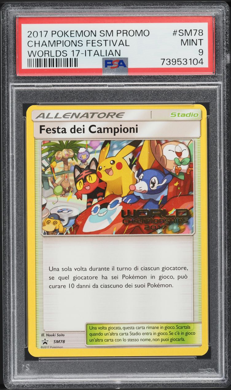 2017 Pokemon SM Black Star Promo Worlds '17 Staff Champions