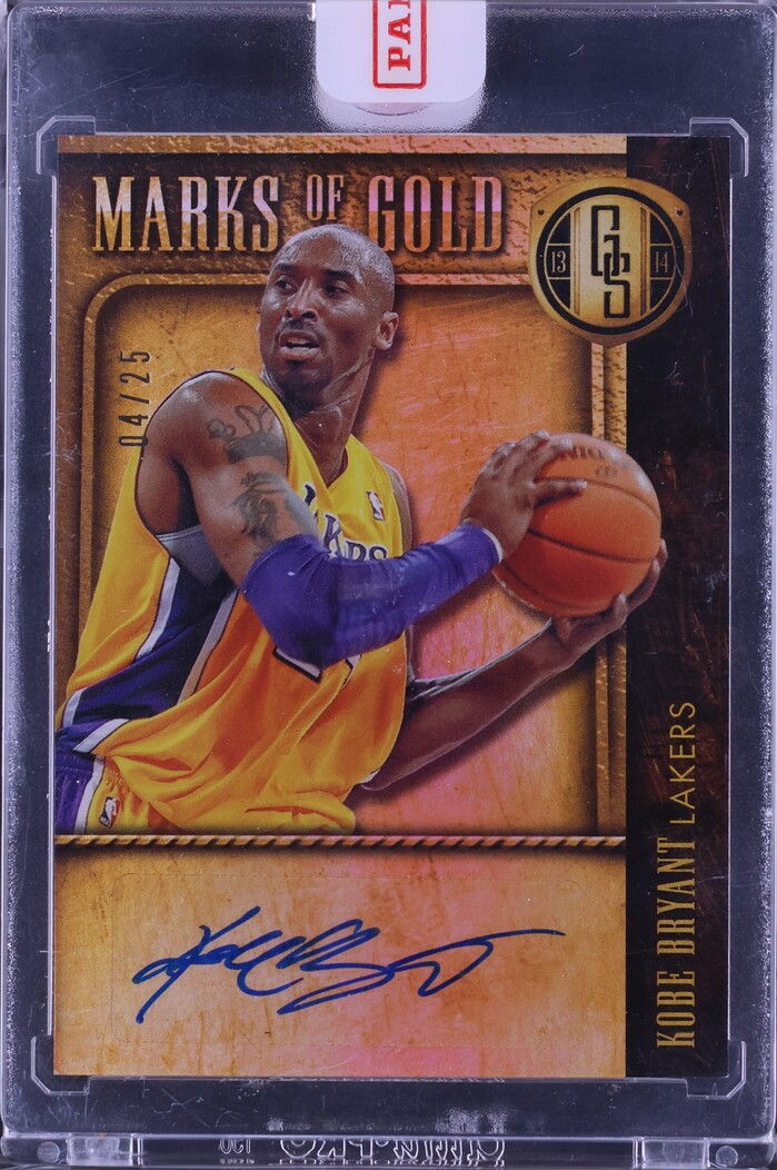2013 Panini Gold Standard Marks Of Gold Kobe Bryant AUTO /25 #26 CGC AUTH - Photo 1
