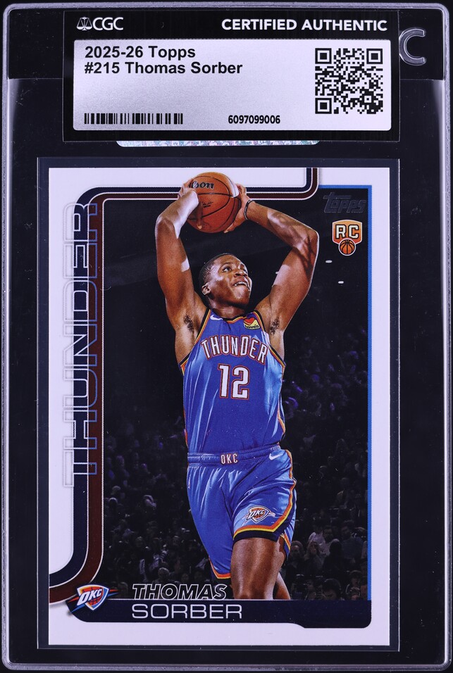 2025 Topps Chrome Prism Refractor Lars Nootbaar #108 CGC AUTH on