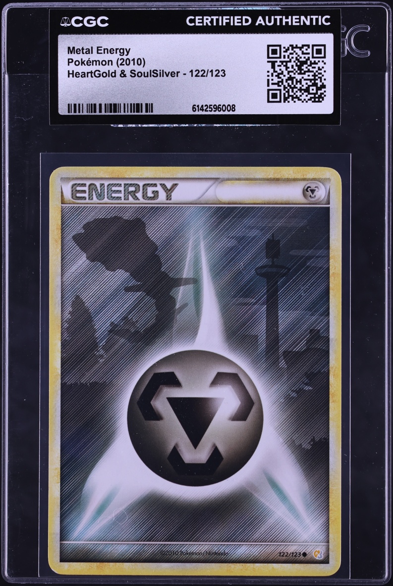 2010 Pokemon HeartGold & SoulSilver Metal Energy #122 CGC AUTH