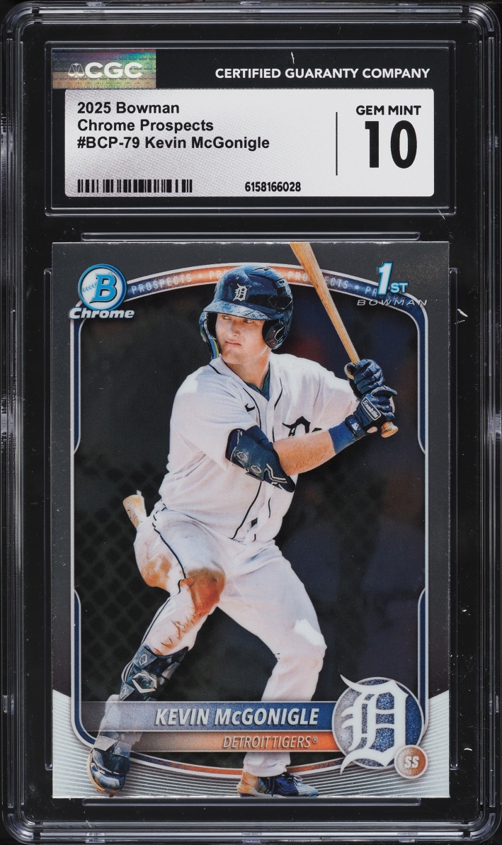 2025 Bowman Chrome Kevin McGonigle PROSPECT #BCP-79 CGC 10 GEM MINT