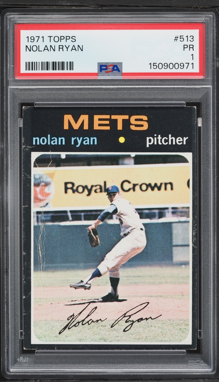 1971 Topps Nolan Ryan #513 PSA 1 PR