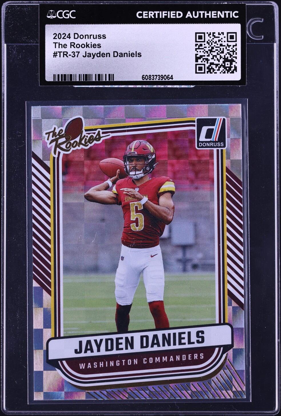 2024 Donruss The Rookies Jayden Daniels ROOKIE #TR-37 CGC AUTH