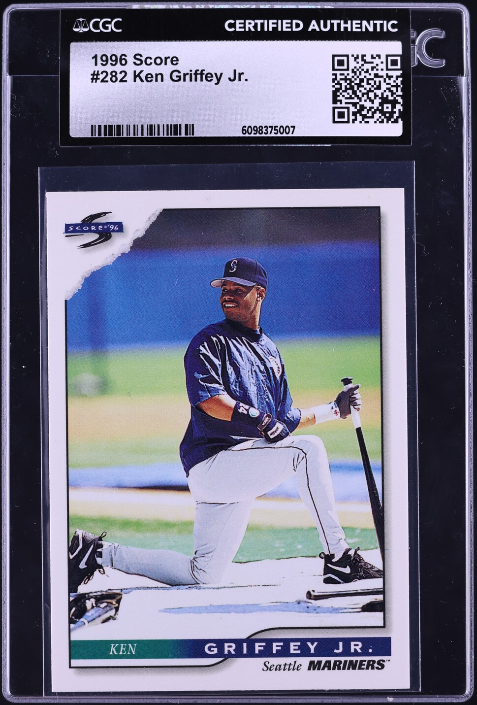 1996 Score Ken Griffey Jr. #282 CGC AUTH