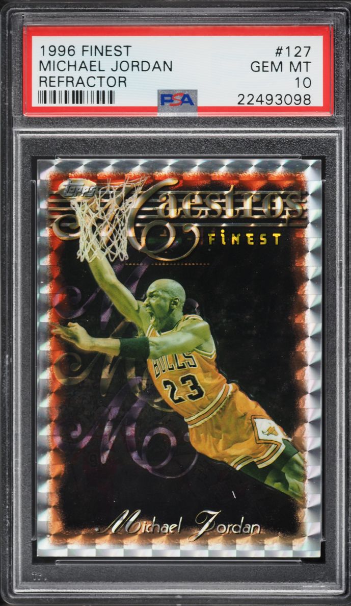 1996 Finest Refractor Michael Jordan #127 PSA 10 GEM MINT
