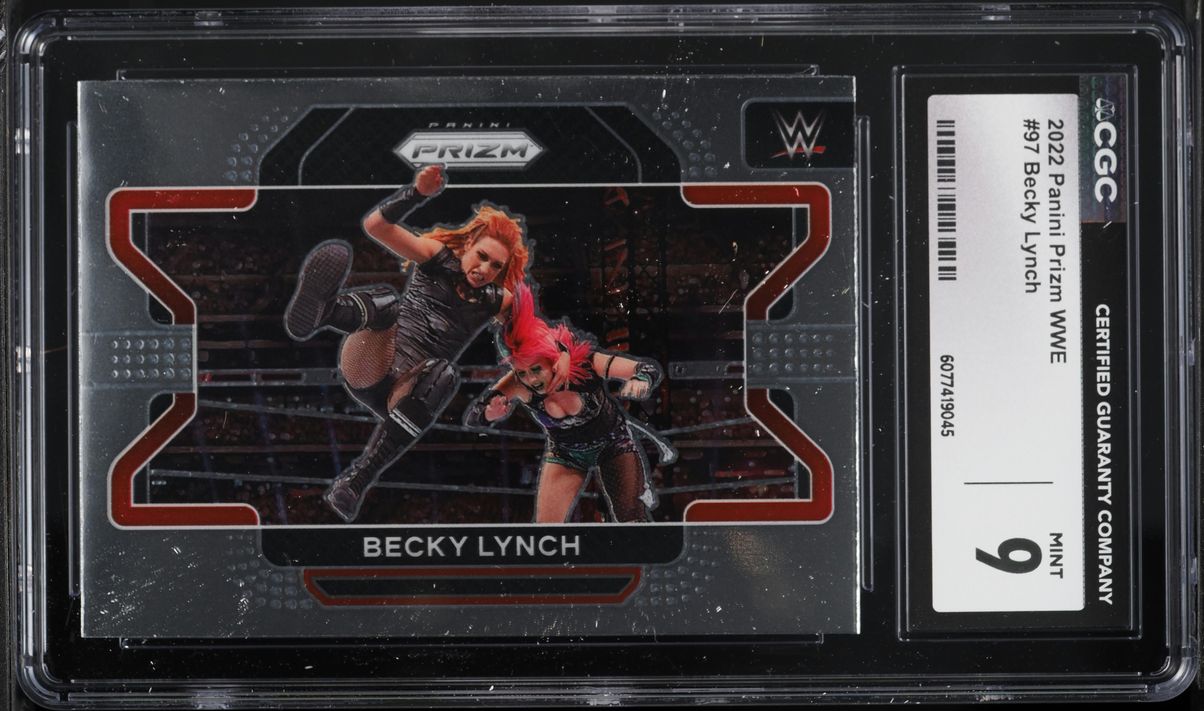 2022 Panini Prizm WWE Becky Lynch #97 CGC 9 MINT