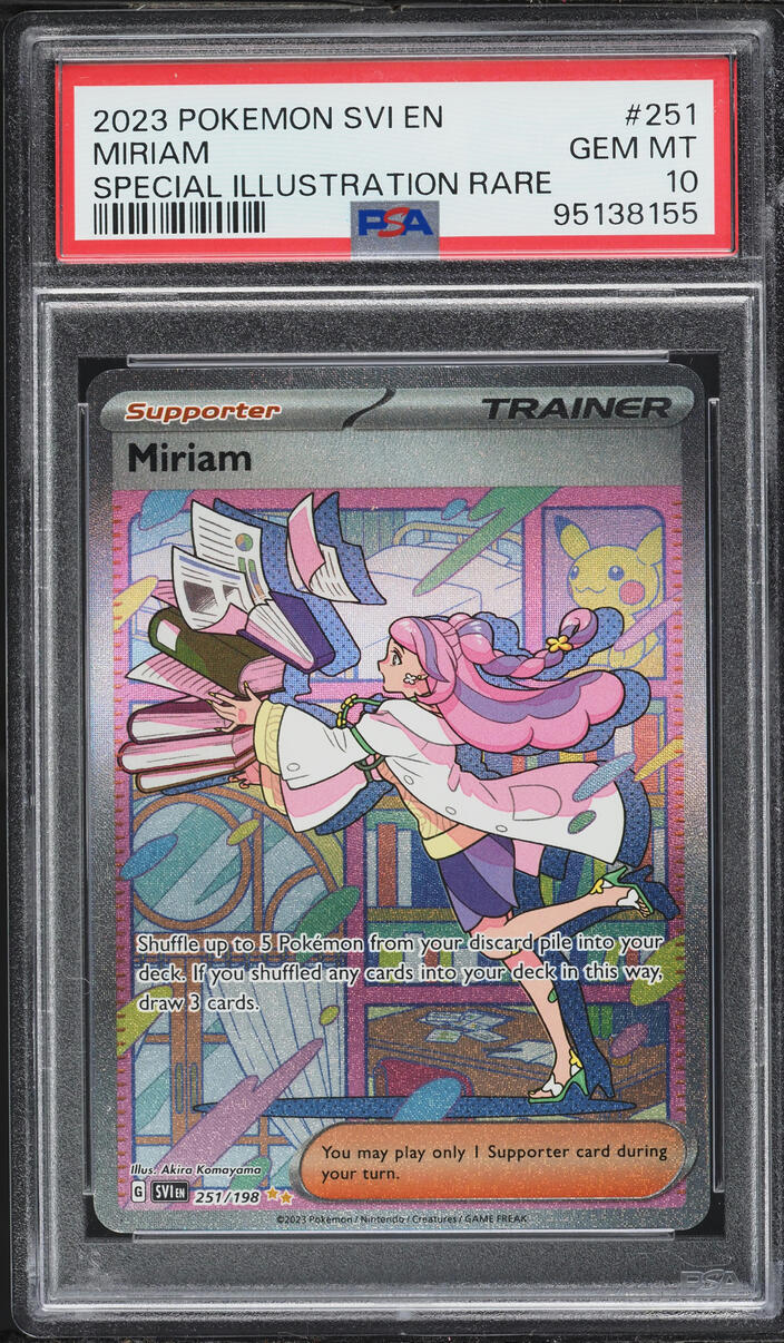 2023 Pokemon Scarlet & Violet SIR Miriam #251 PSA 10 GEM MINT