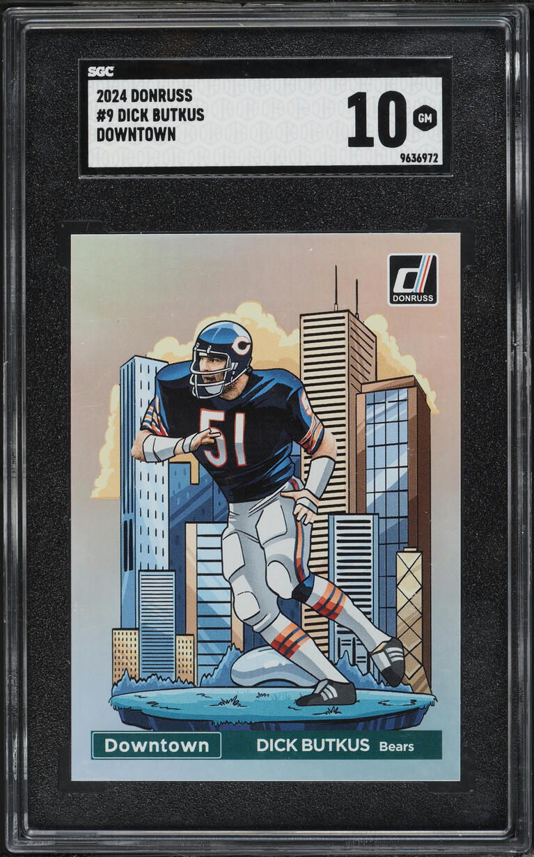 2024 Donruss Downtown Dick Butkus #9 SGC 10 GEM MINT