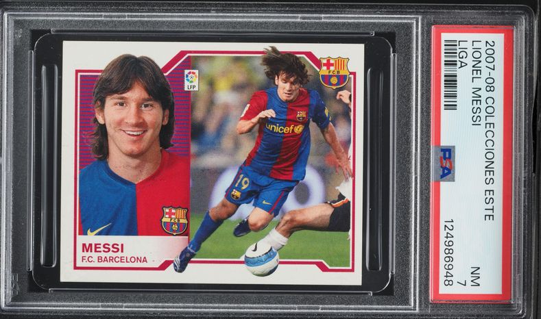 2007 Mundi Cromo Las Fichas De La Liga Vertical Lionel Messi #542